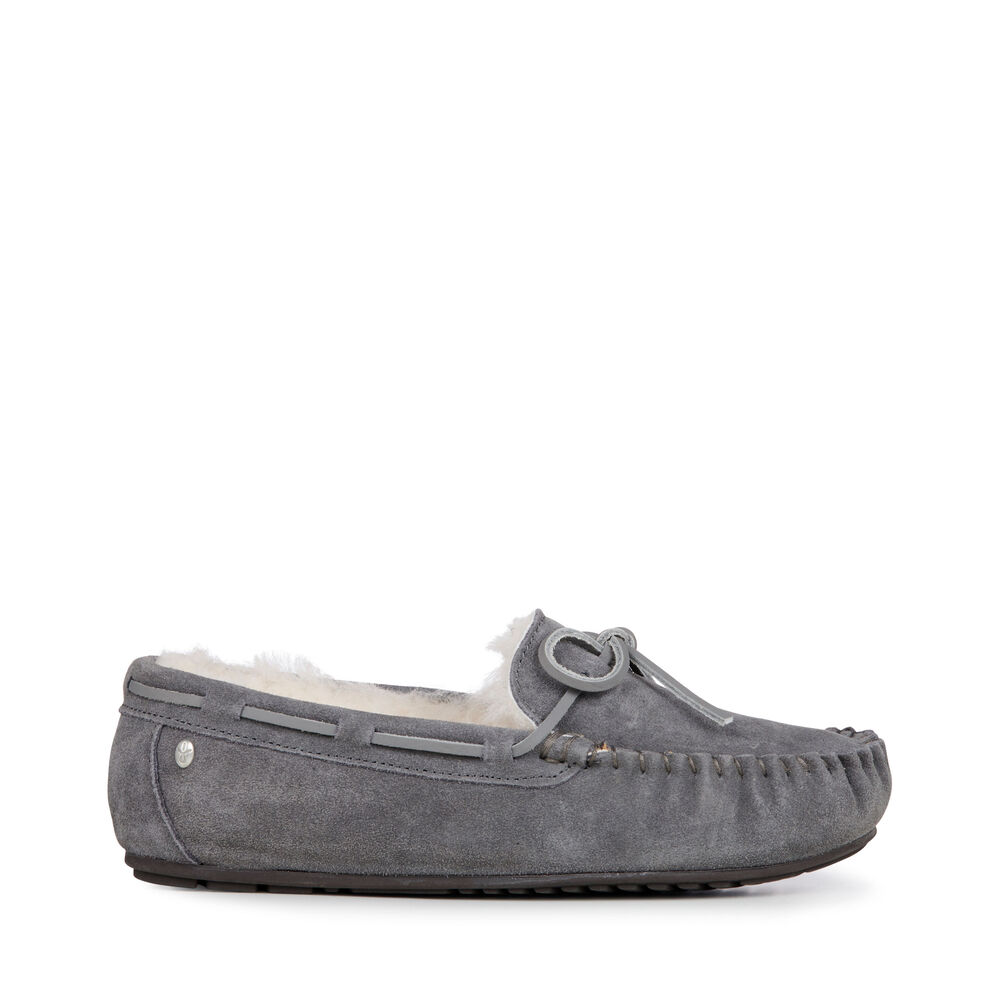 Emu Amity Hausschuhe Damen Dunkelgrau Deutschland JGC597104