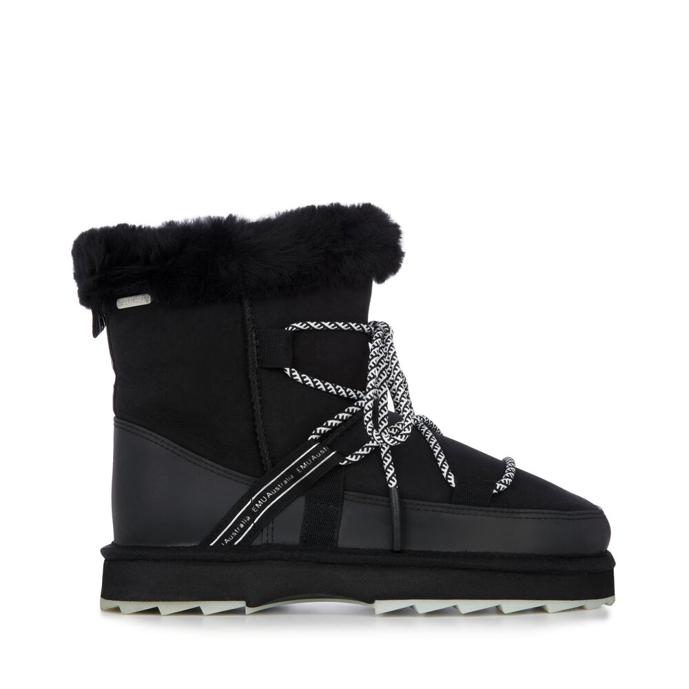 Emu Blurred Stiefel Damen Schwarz Deutschland PYT420671