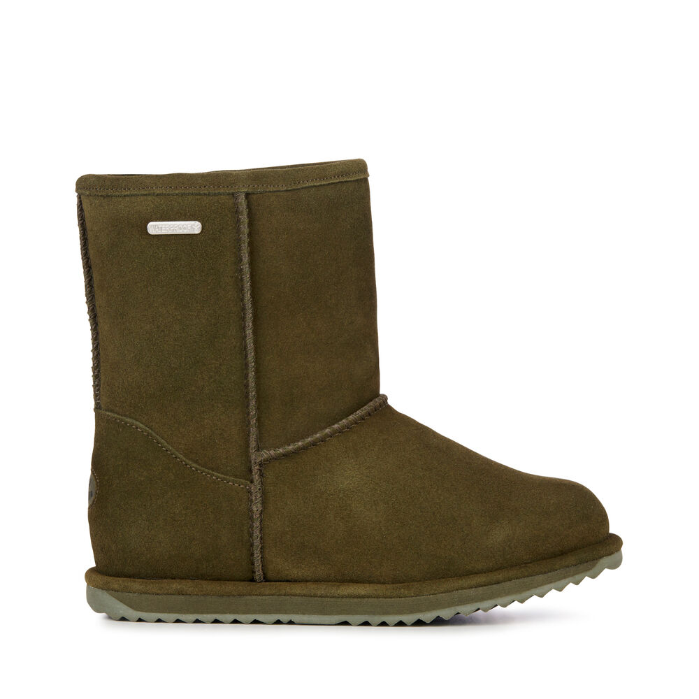 Emu Brumby Lo Teens Stiefel Kinder Dunkelolivgrün Deutschland HFZ438901