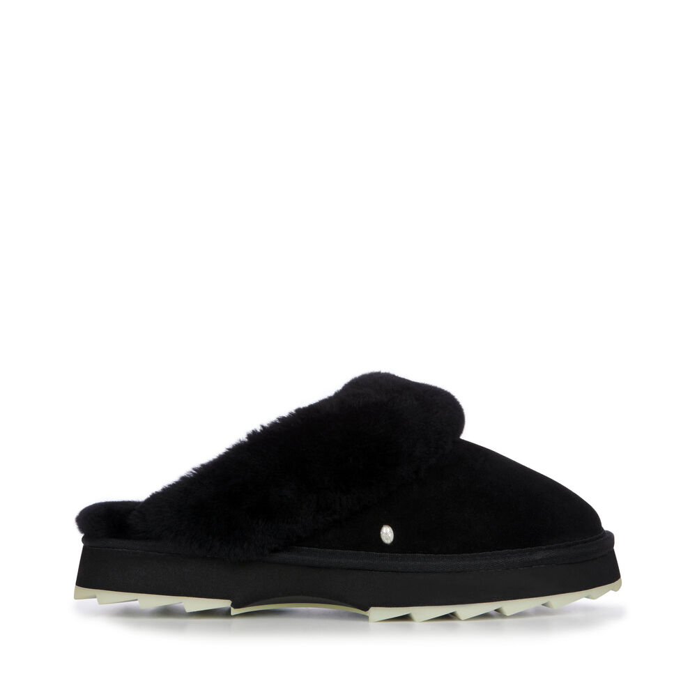 Emu Jolie Sharky Hausschuhe Damen Schwarz Deutschland ECR379246