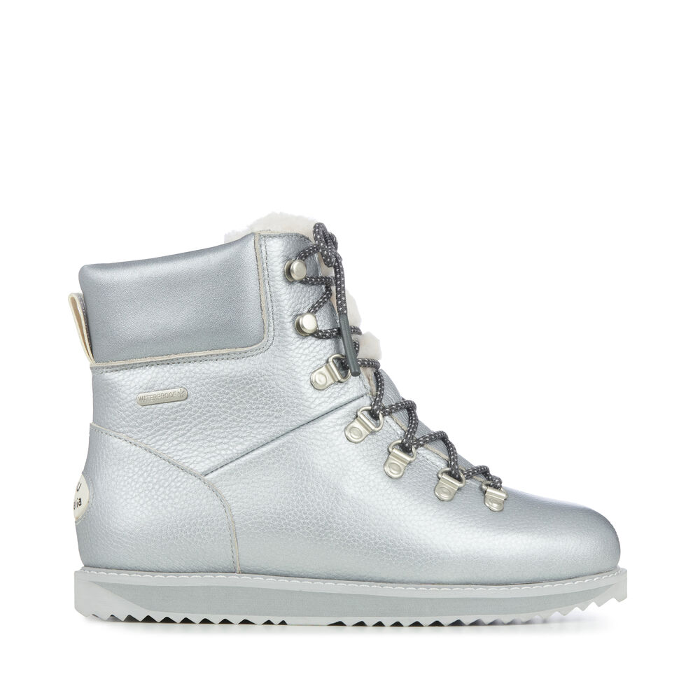 Emu Larawag Stiefel Damen Dunkelsilber Deutschland BYV742086