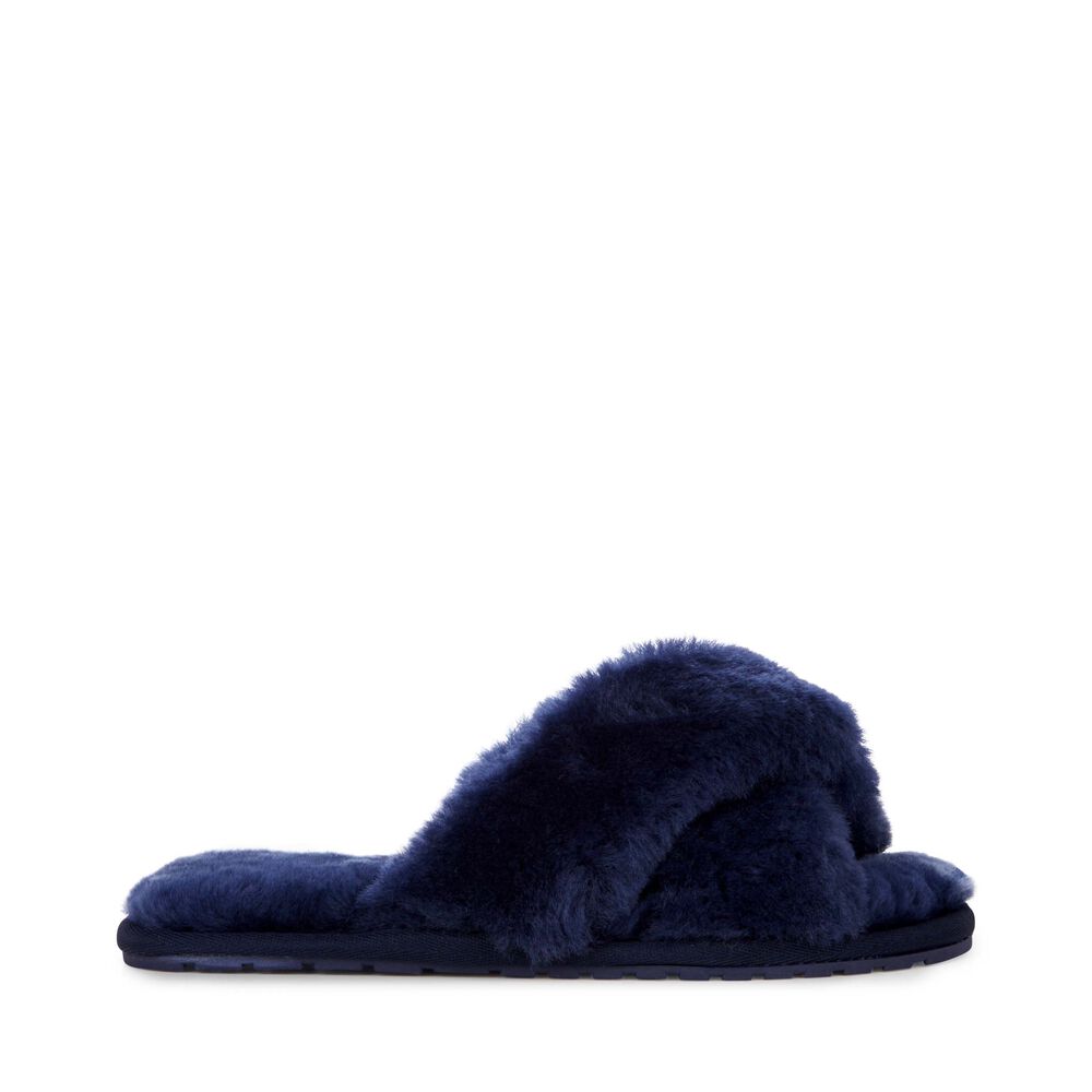 Emu Mayberry Hausschuhe Damen Navy Deutschland PWR027461