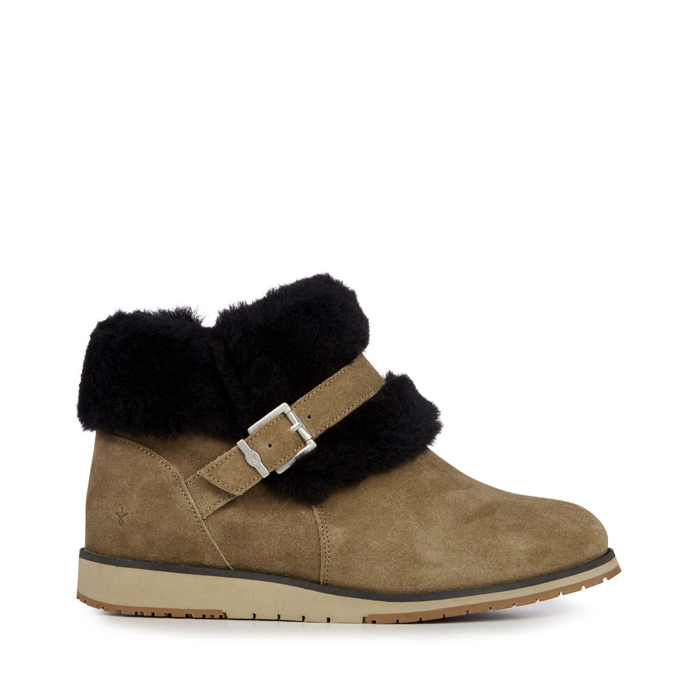 Emu Oxley Fur Cuff Stiefel Damen Braun Deutschland YAK962478
