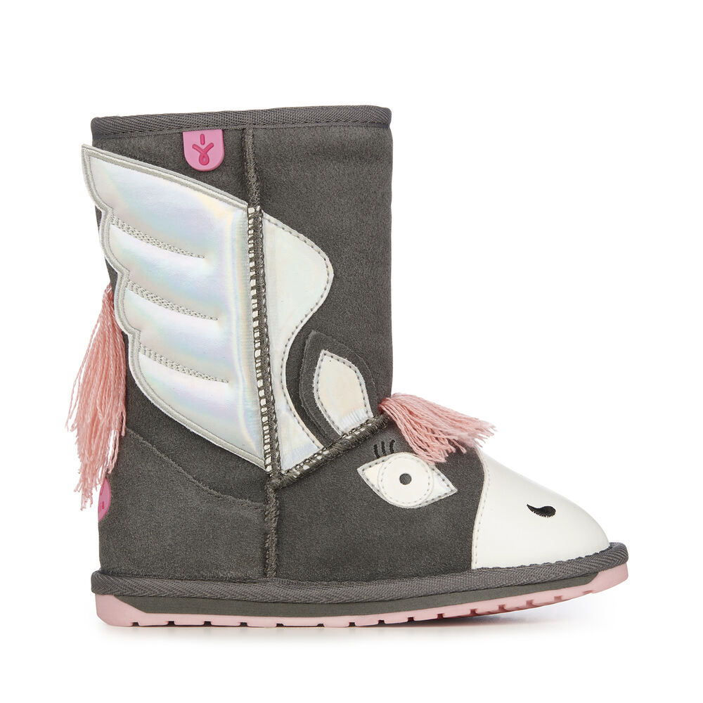 Emu Pegasus Stiefel Kinder Tiefesgrau Deutschland EQR013679