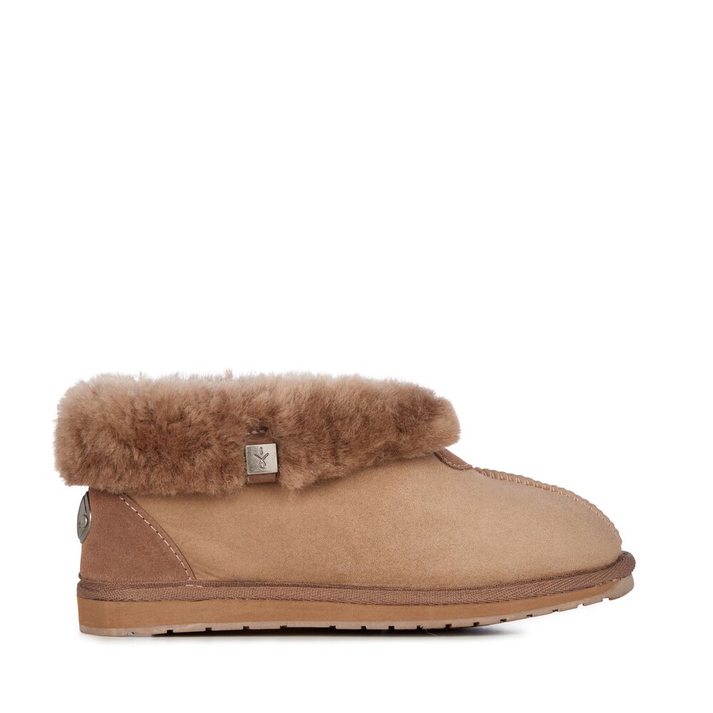 Emu Platinum Albany Hausschuhe Damen Khaki Deutschland HZT194276