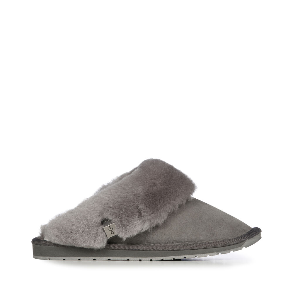 Emu Platinum Eden Hausschuhe Damen Tiefesgrau Deutschland JGV250631