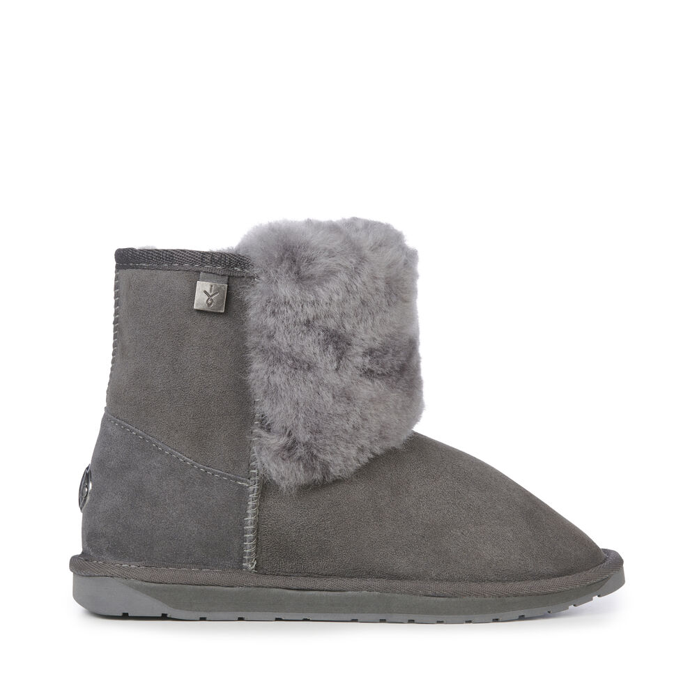 Emu Platinum Lara Mini Stiefel Damen Tiefesgrau Deutschland AYS213680