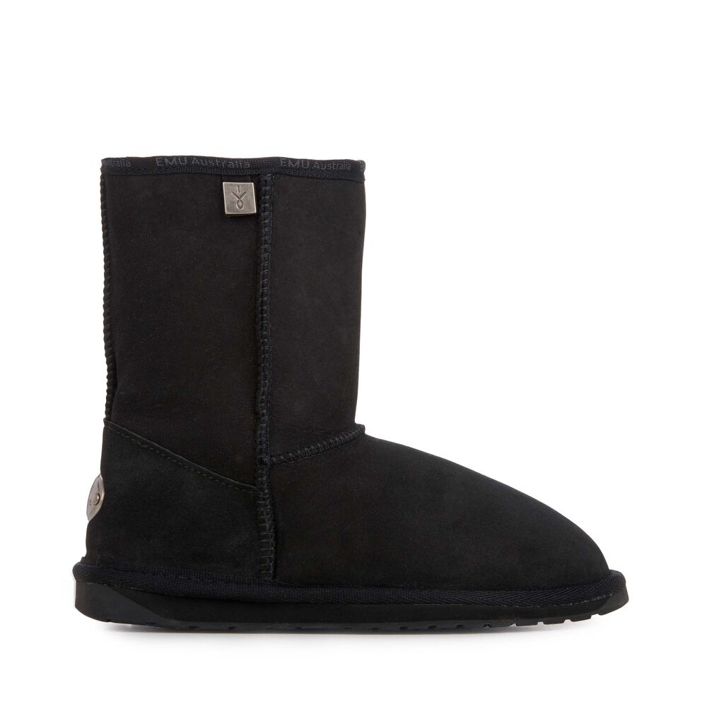 Emu Platinum Stinger Slim Lo Stiefel Damen Schwarz Deutschland FCD723154