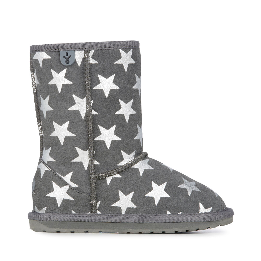 Emu Starry Night Stiefel Kinder Tiefesgrau Deutschland ILP871950