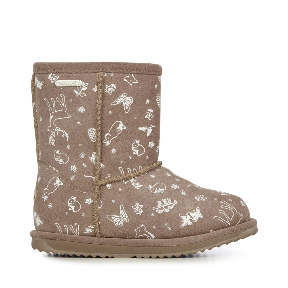 Emu Woodland Brumby Stiefel Kinder Khaki Deutschland NMZ315087