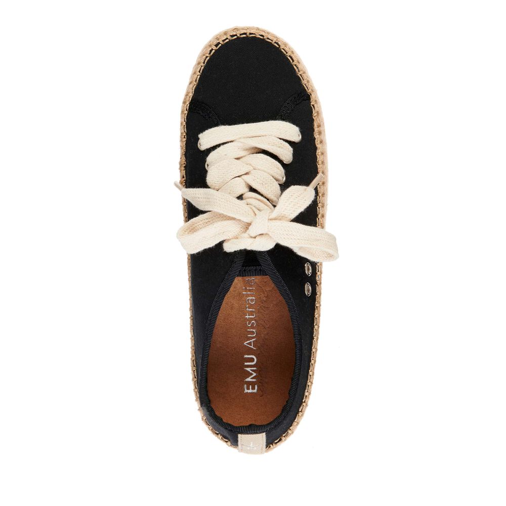 Emu Agonis Espadrilles Damen Schwarz Deutschland IKP192460