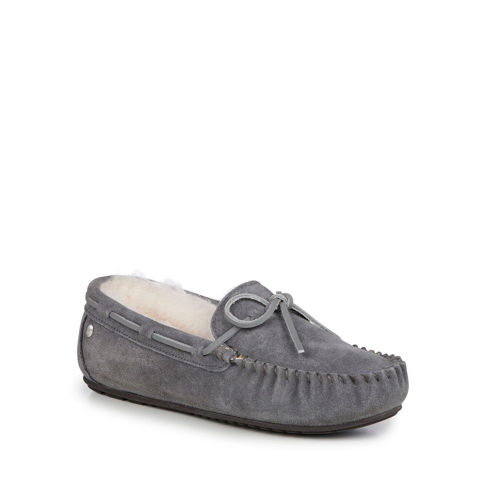 Emu Amity Hausschuhe Damen Dunkelgrau Deutschland JGC597104