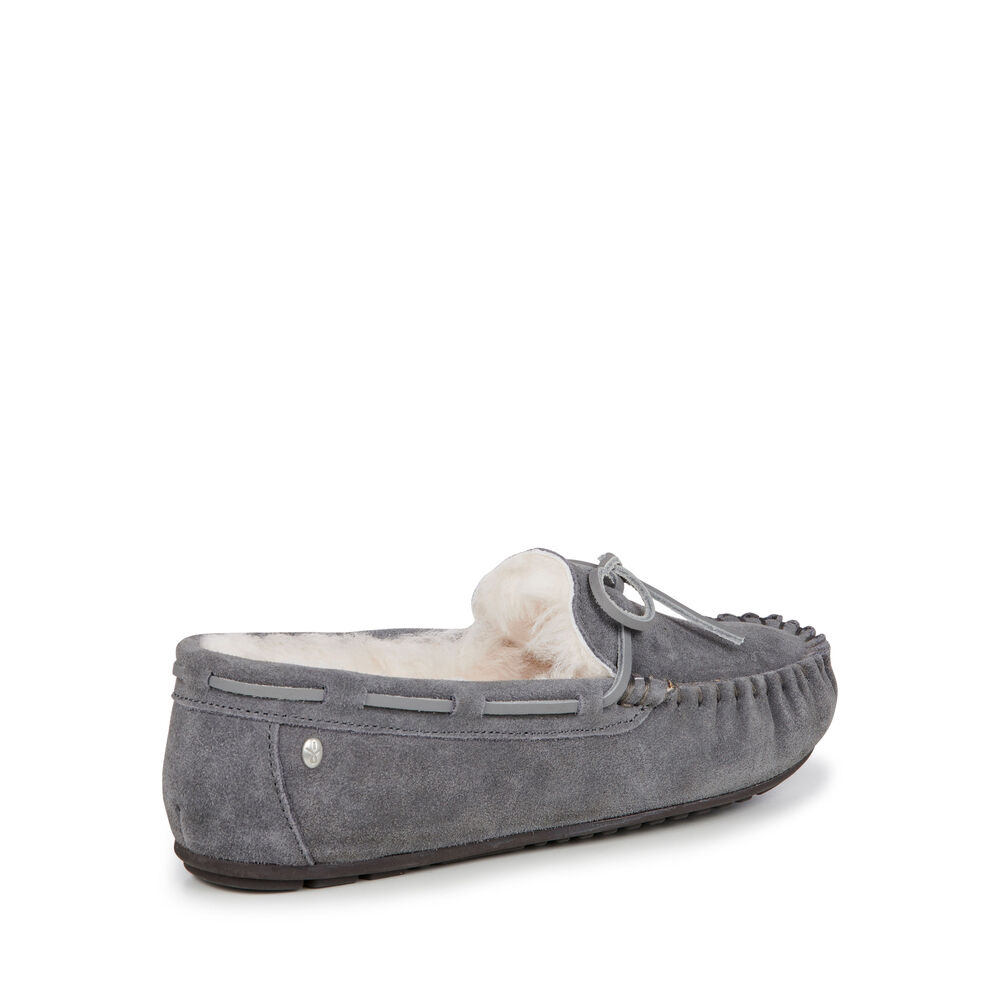 Emu Amity Hausschuhe Damen Dunkelgrau Deutschland JGC597104