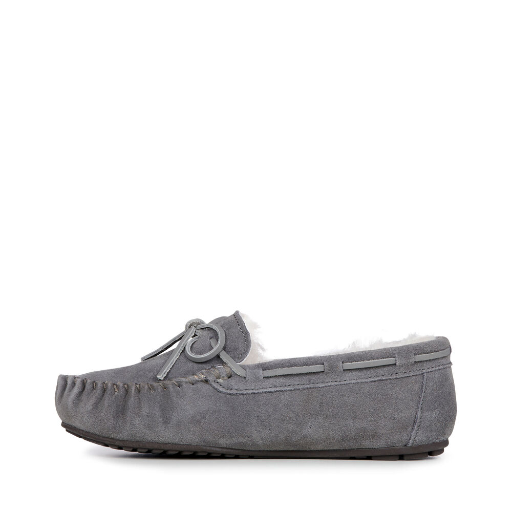 Emu Amity Hausschuhe Damen Dunkelgrau Deutschland JGC597104