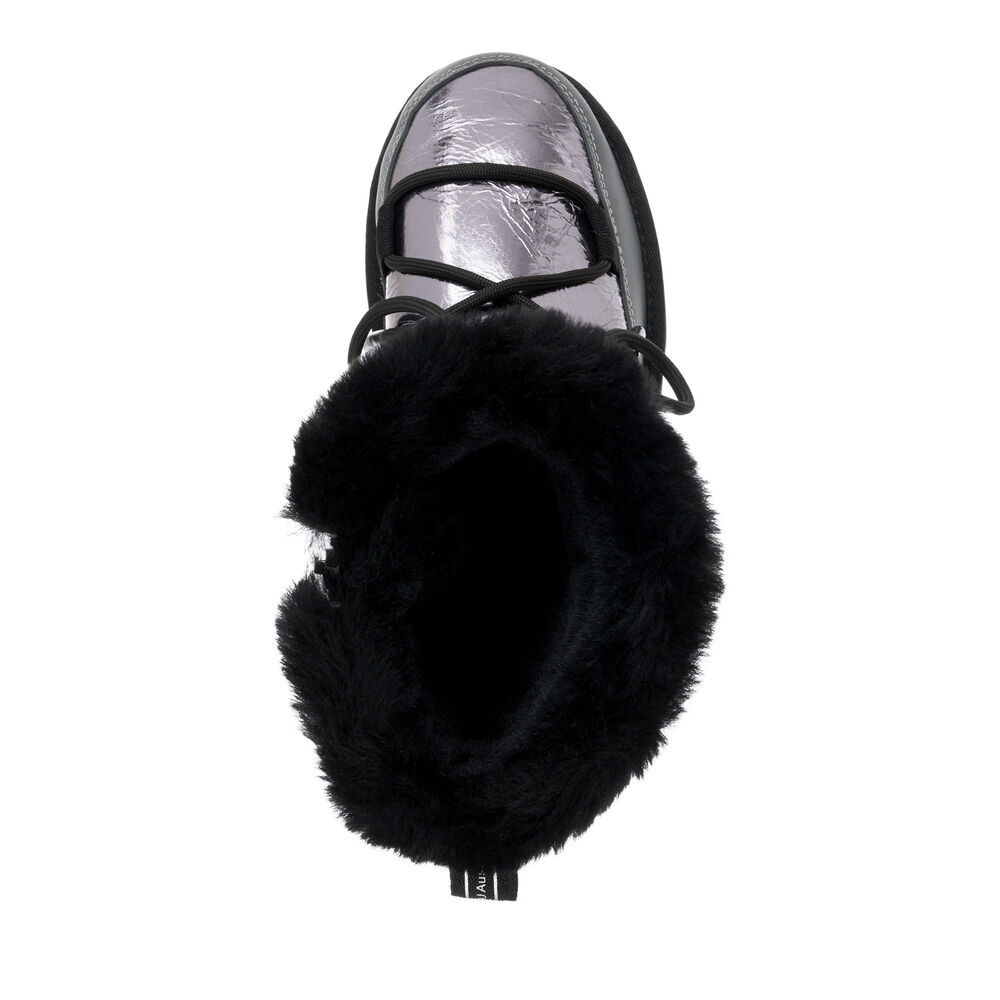Emu Blurred Mirror Stiefel Damen Dunkelsilber Deutschland GOU536497
