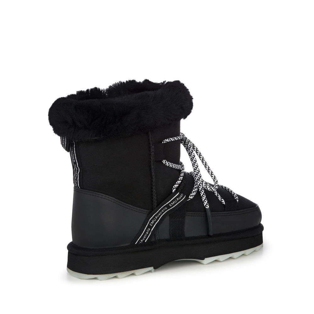 Emu Blurred Stiefel Damen Schwarz Deutschland PYT420671