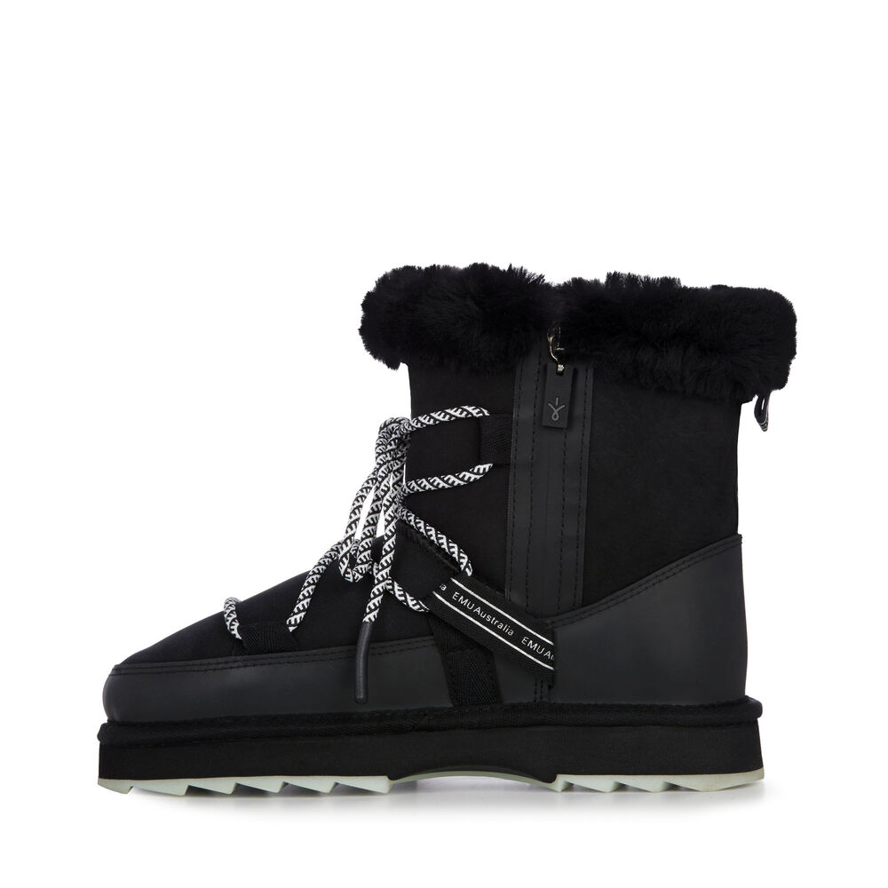 Emu Blurred Stiefel Damen Schwarz Deutschland PYT420671