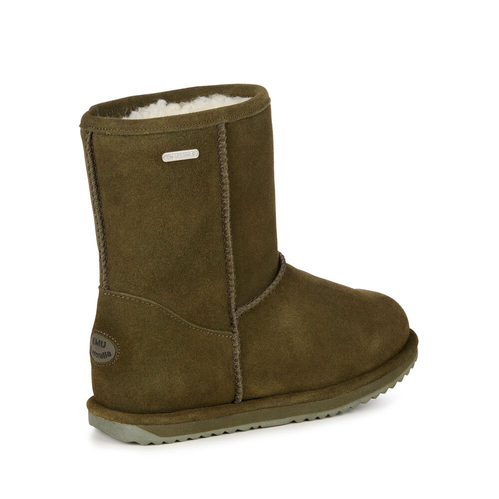 Emu Brumby Lo Teens Stiefel Kinder Dunkelolivgrün Deutschland HFZ438901
