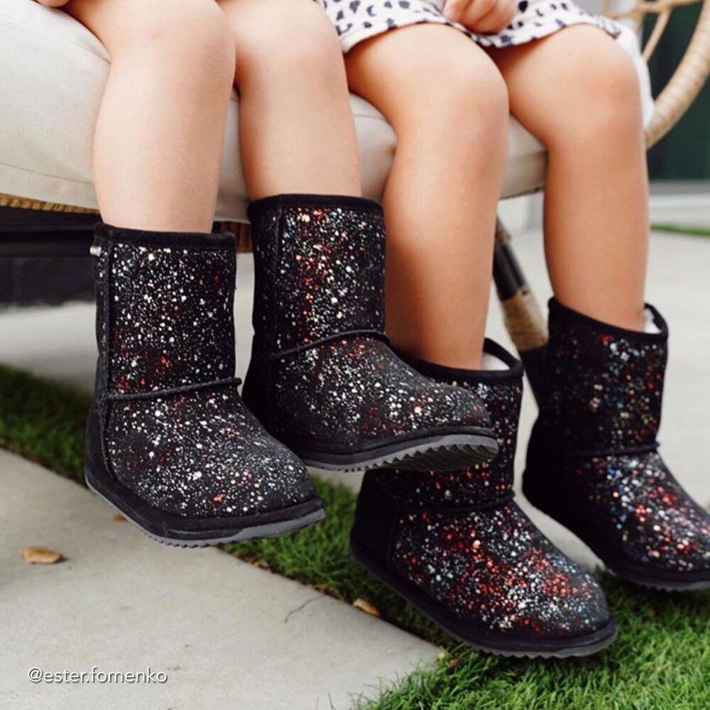 Emu Galaxy Brumby Stiefel Kinder Schwarz Deutschland JCF312690