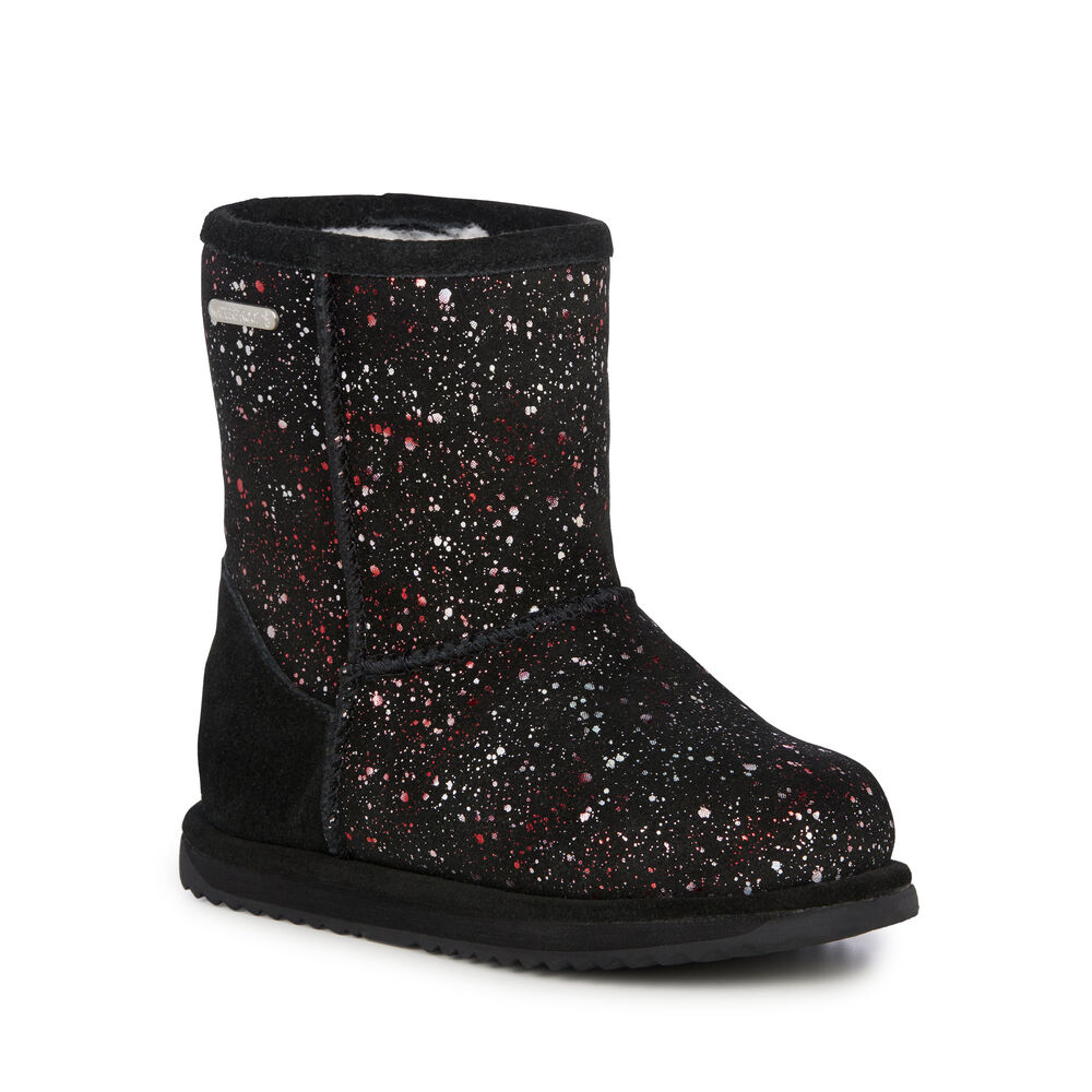 Emu Galaxy Brumby Stiefel Kinder Schwarz Deutschland JCF312690