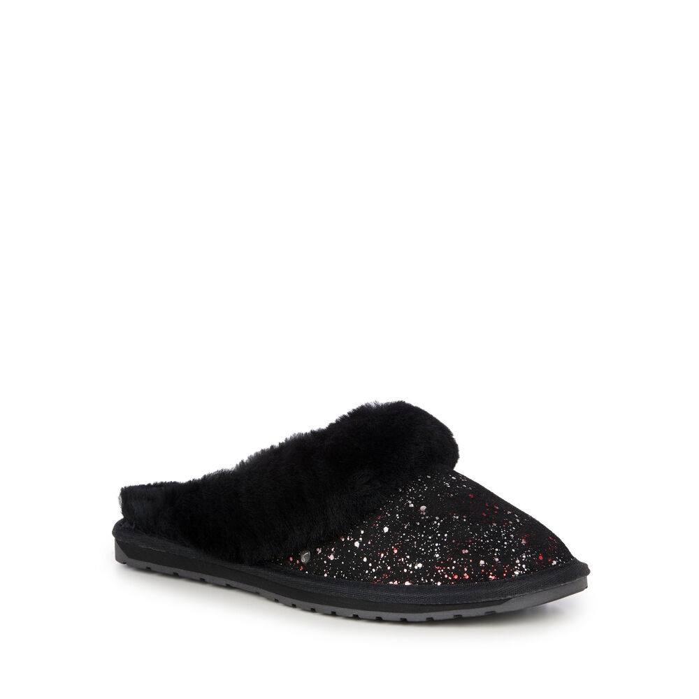 Emu Jolie Galaxy Hausschuhe Damen Schwarz Deutschland MGX439217