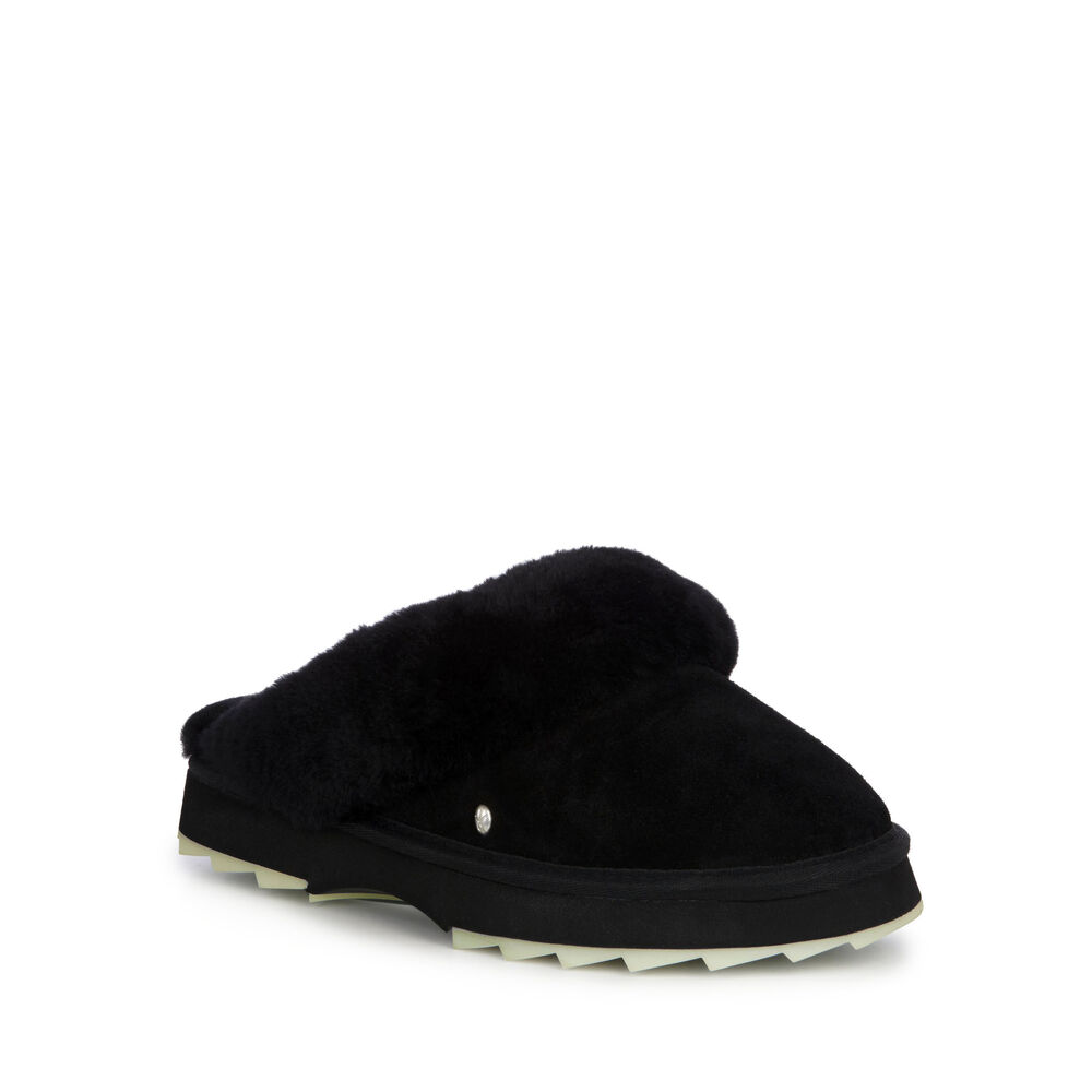 Emu Jolie Sharky Hausschuhe Damen Schwarz Deutschland ECR379246