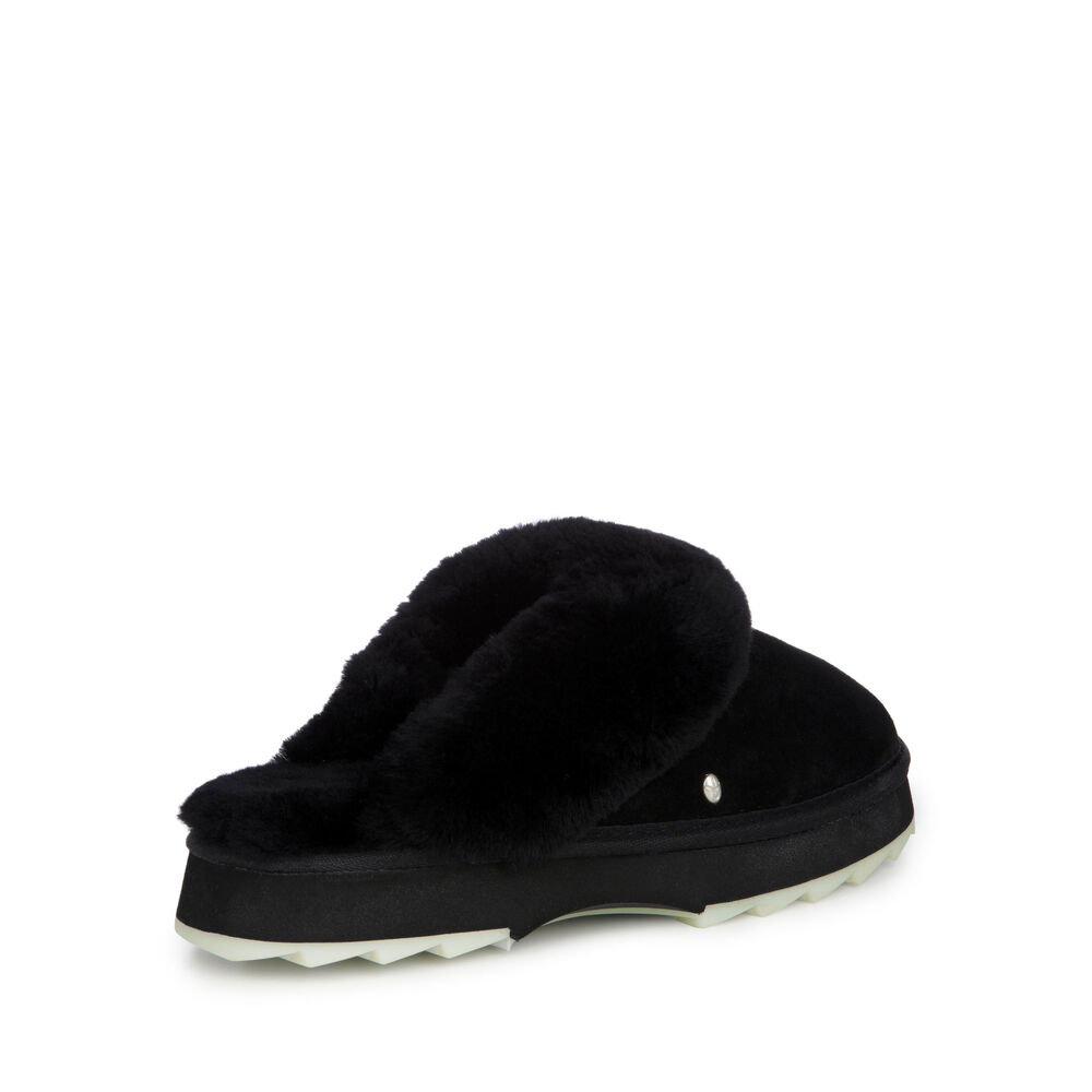 Emu Jolie Sharky Hausschuhe Damen Schwarz Deutschland ECR379246