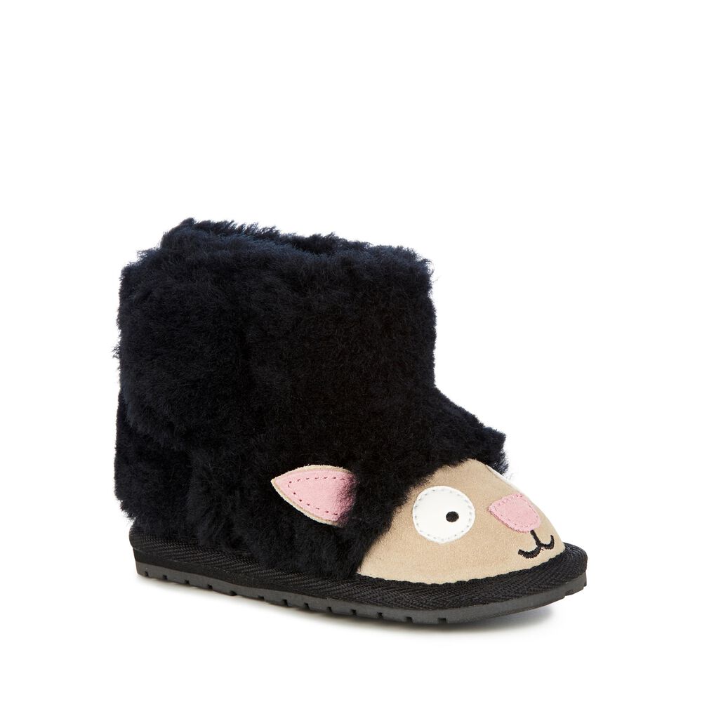 Emu Lamb Walker Babies Stiefel Kinder Schwarz Deutschland TCQ802139
