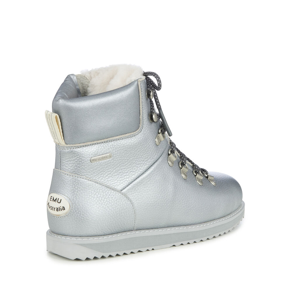 Emu Larawag Stiefel Damen Dunkelsilber Deutschland BYV742086