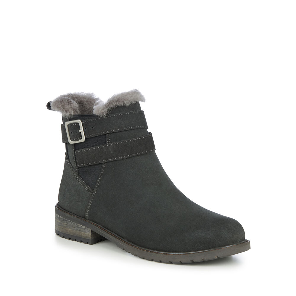 Emu Loxton Stiefel Damen Dunkelgrau Deutschland ZVO851432