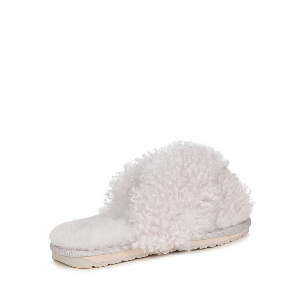 Emu Mayberry Curly Hausschuhe Damen Hellgrau Deutschland RDA310452