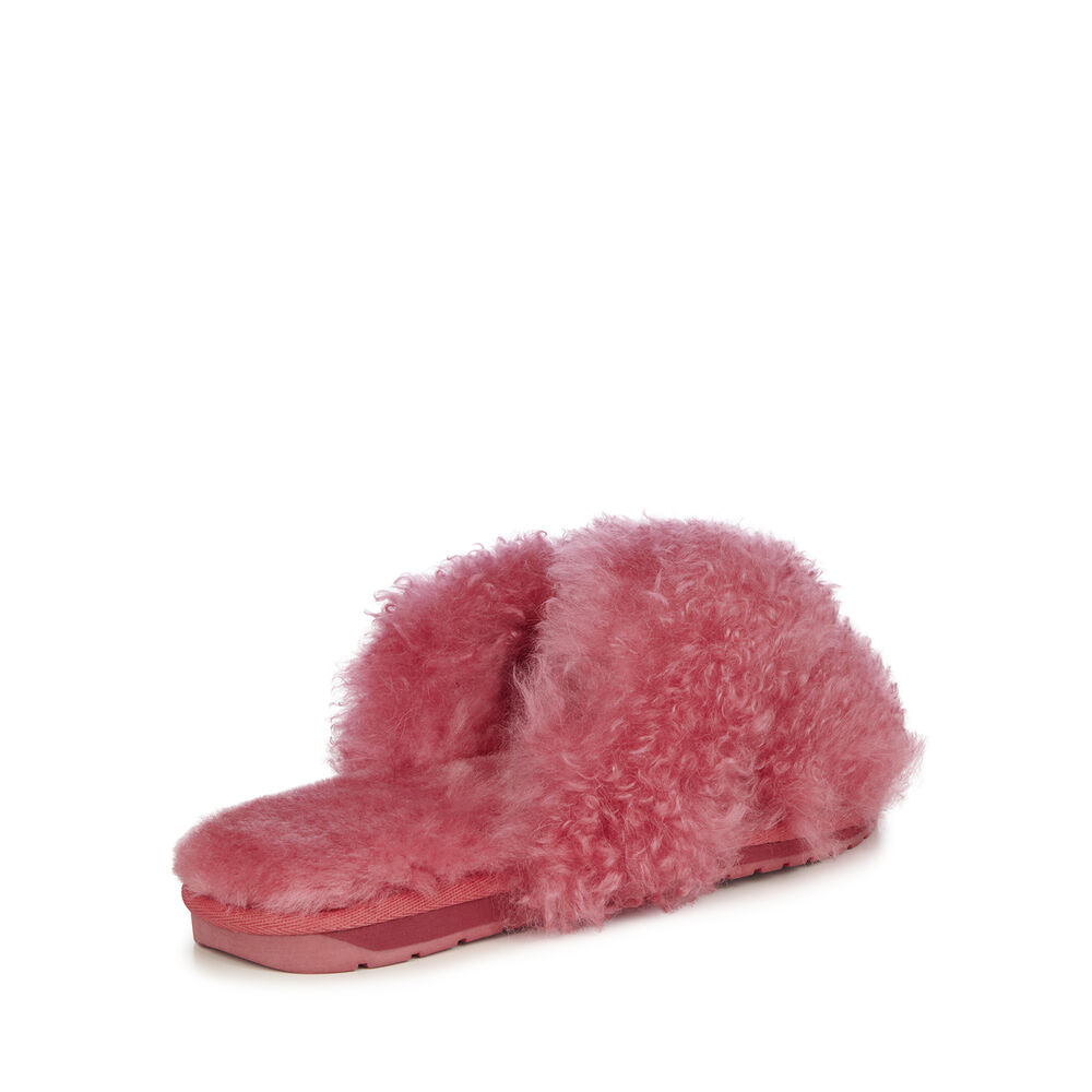 Emu Mayberry Curly Hausschuhe Damen Rot Deutschland ABW684310