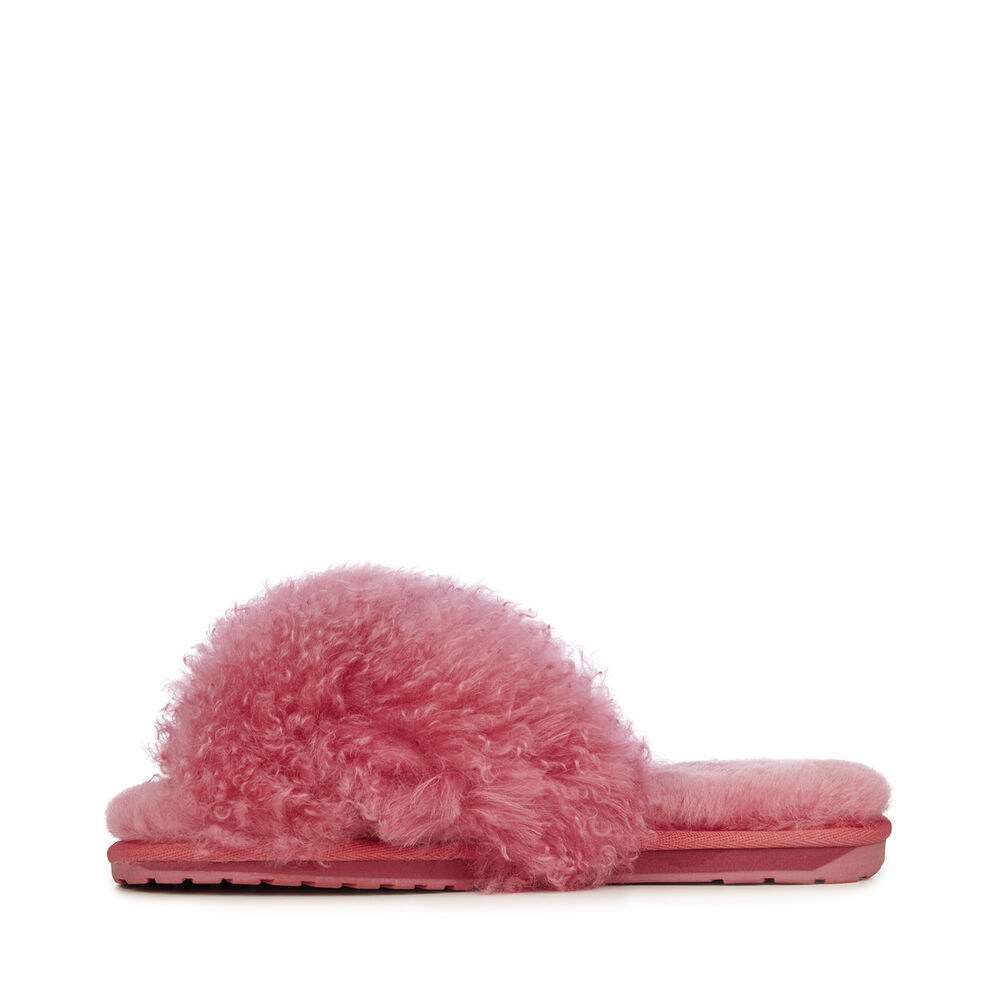 Emu Mayberry Curly Hausschuhe Damen Rot Deutschland ABW684310
