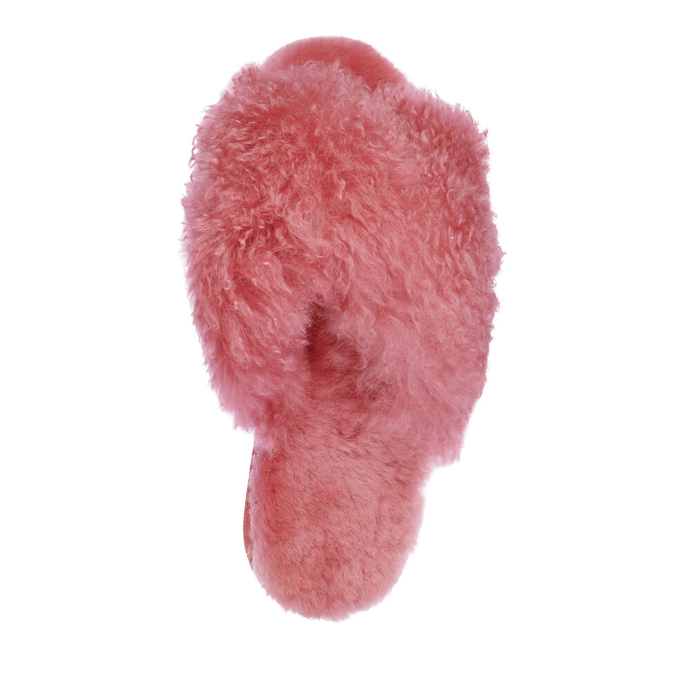Emu Mayberry Curly Hausschuhe Damen Rot Deutschland ABW684310