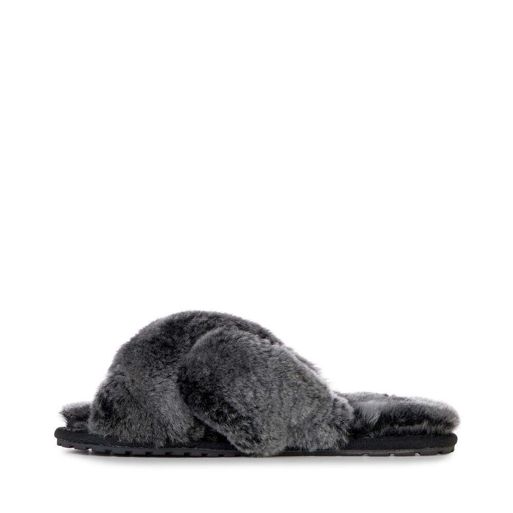 Emu Mayberry Frost Hausschuhe Damen Schwarz Deutschland QJS715920
