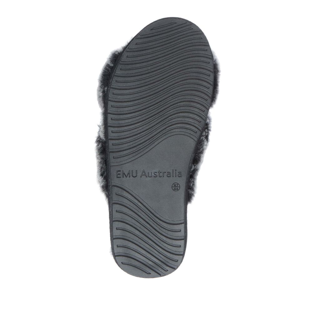 Emu Mayberry Frost Hausschuhe Damen Schwarz Deutschland QJS715920