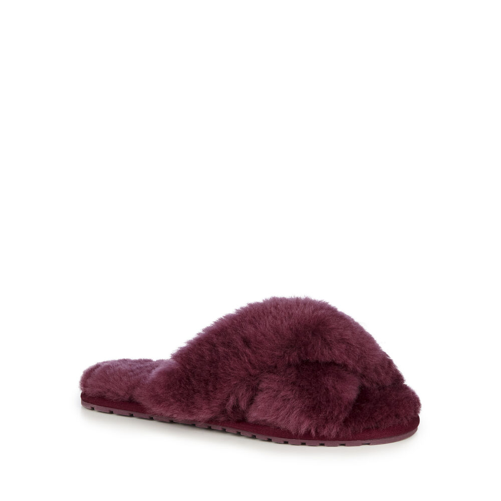 Emu Mayberry Hausschuhe Damen Bordeaux Deutschland EFQ907286