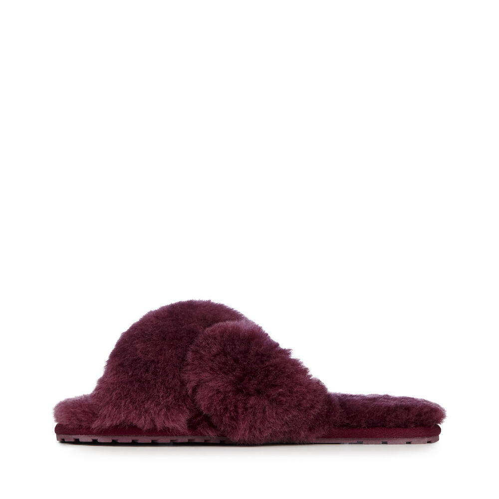 Emu Mayberry Hausschuhe Damen Bordeaux Deutschland EFQ907286