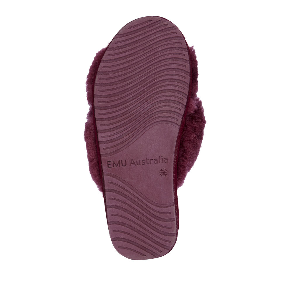 Emu Mayberry Hausschuhe Damen Bordeaux Deutschland EFQ907286