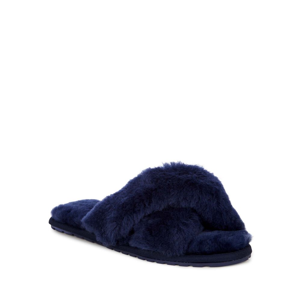 Emu Mayberry Hausschuhe Damen Navy Deutschland PWR027461