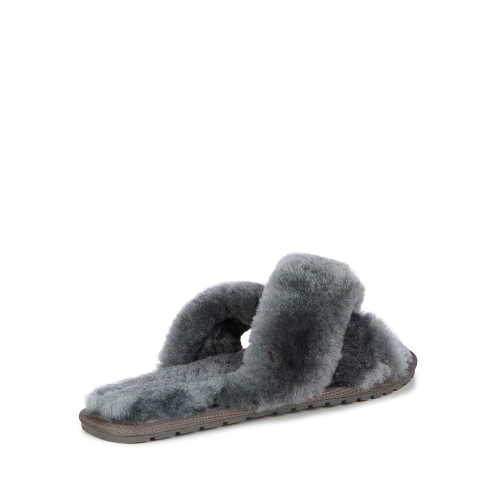 Emu Mayberry Hausschuhe Damen Tiefesgrau Deutschland FWJ685473