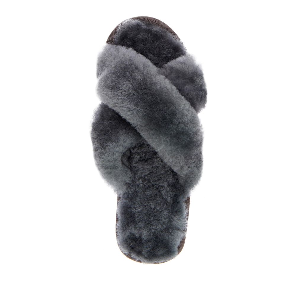 Emu Mayberry Hausschuhe Damen Tiefesgrau Deutschland FWJ685473