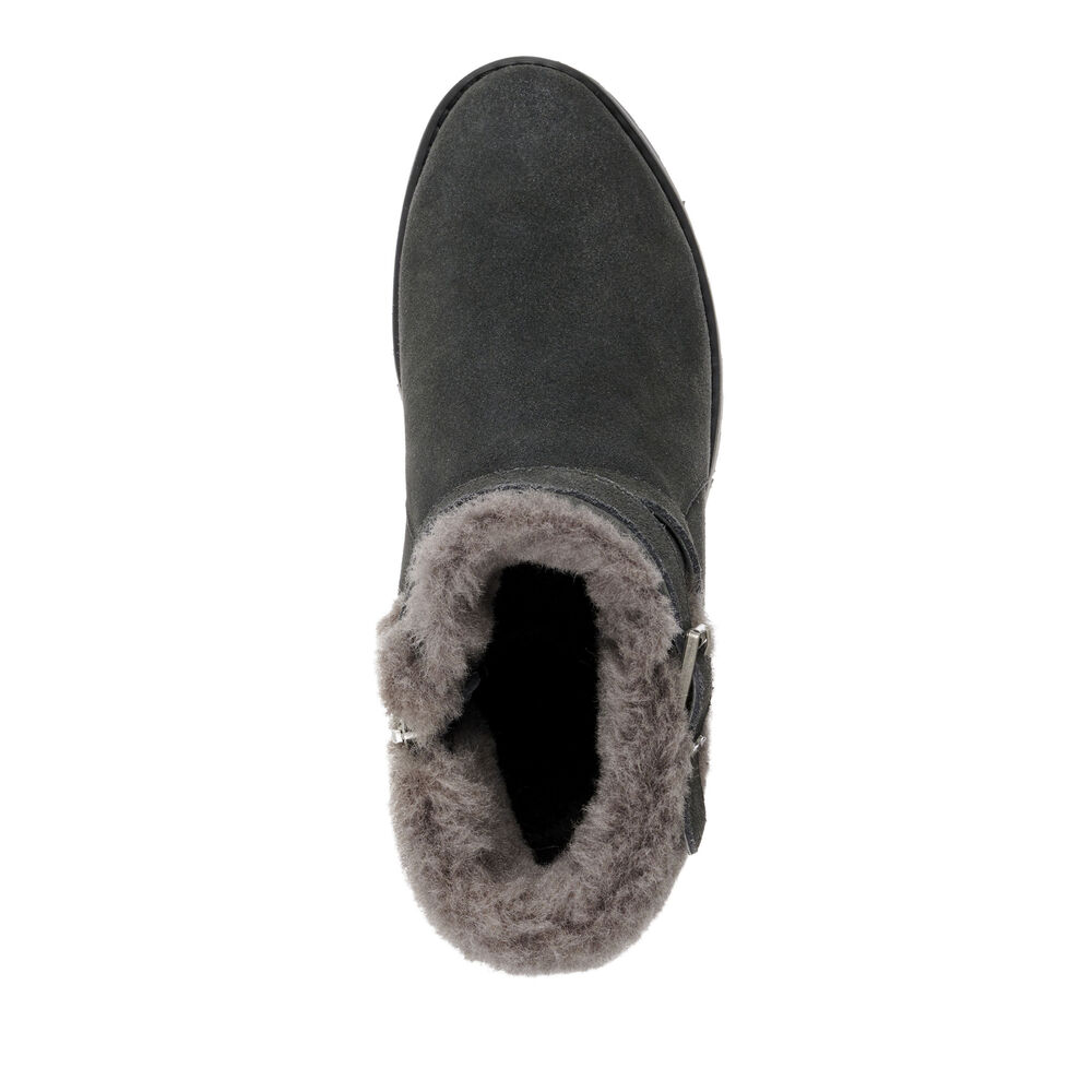 Emu Merak Stiefel Damen Dunkelschwarz Grau Deutschland WLA639041