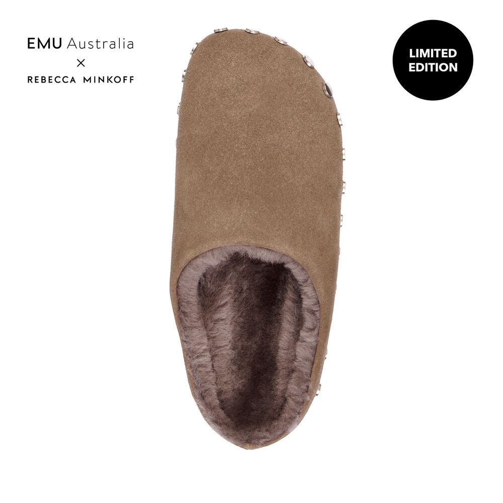 Emu Monch Stud Hausschuhe Damen Grün Deutschland SHI249058