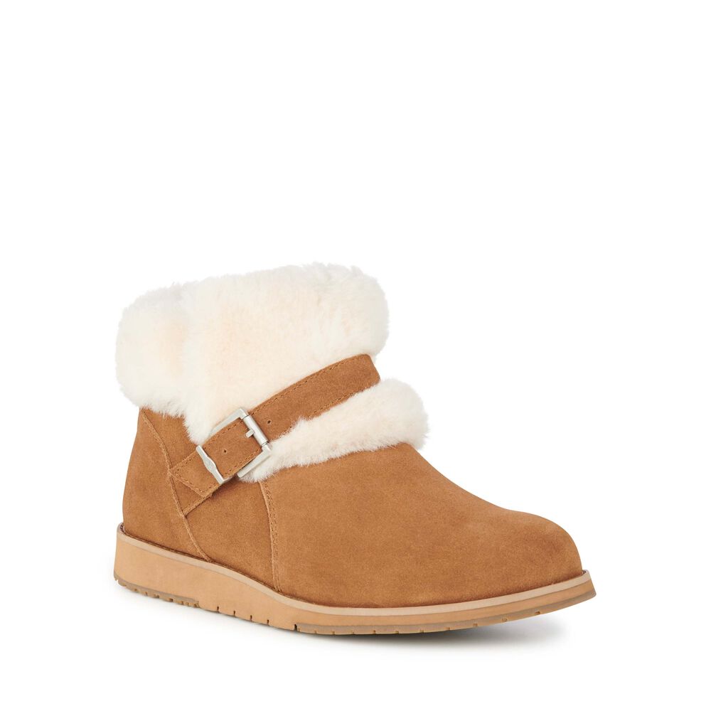 Emu Oxley Fur Cuff Stiefel Damen Braun Deutschland MSQ736254