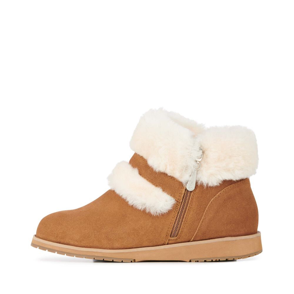 Emu Oxley Fur Cuff Stiefel Damen Braun Deutschland MSQ736254
