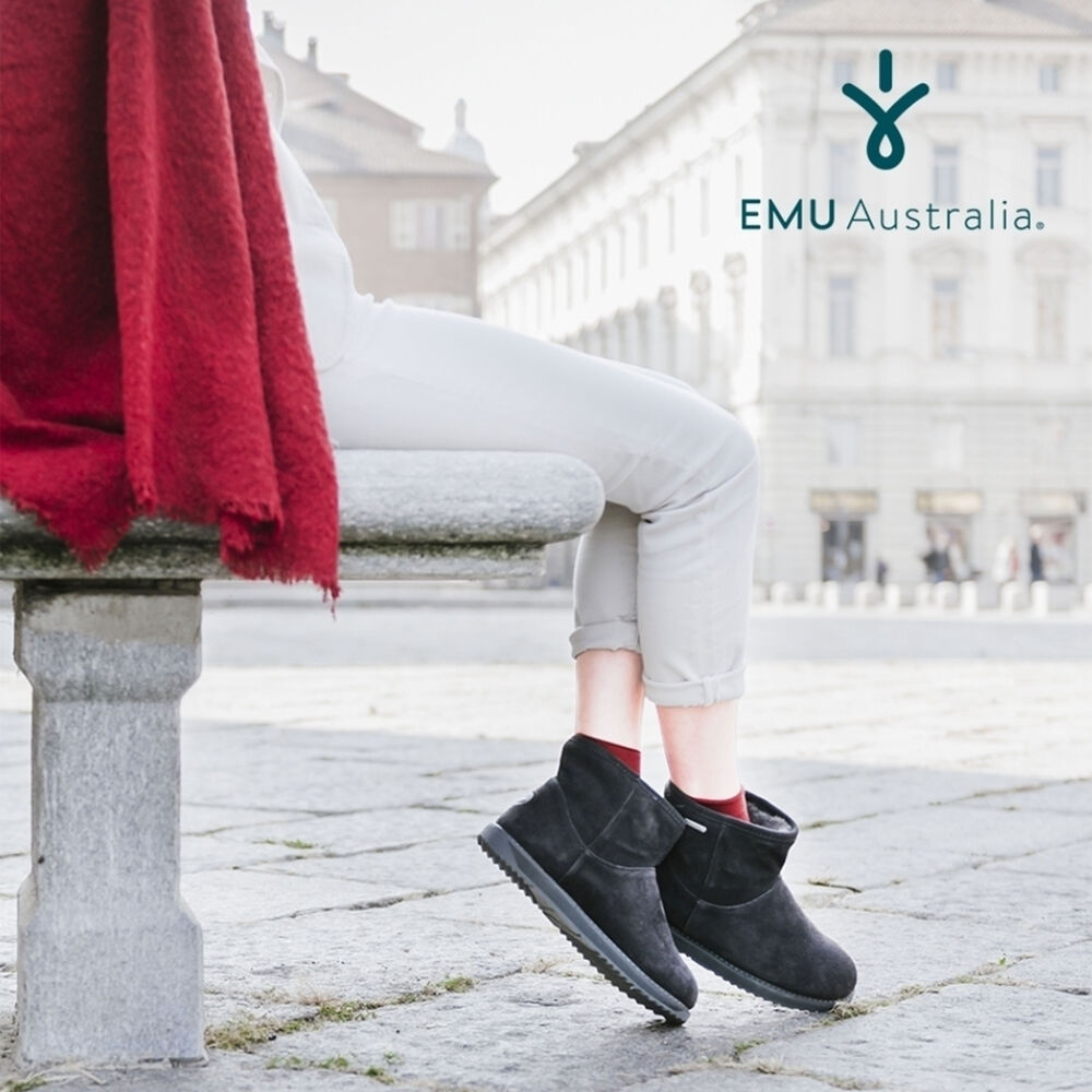 Emu Paterson Klassische Mini Stiefel Damen Dunkelgrau Deutschland TUI821435