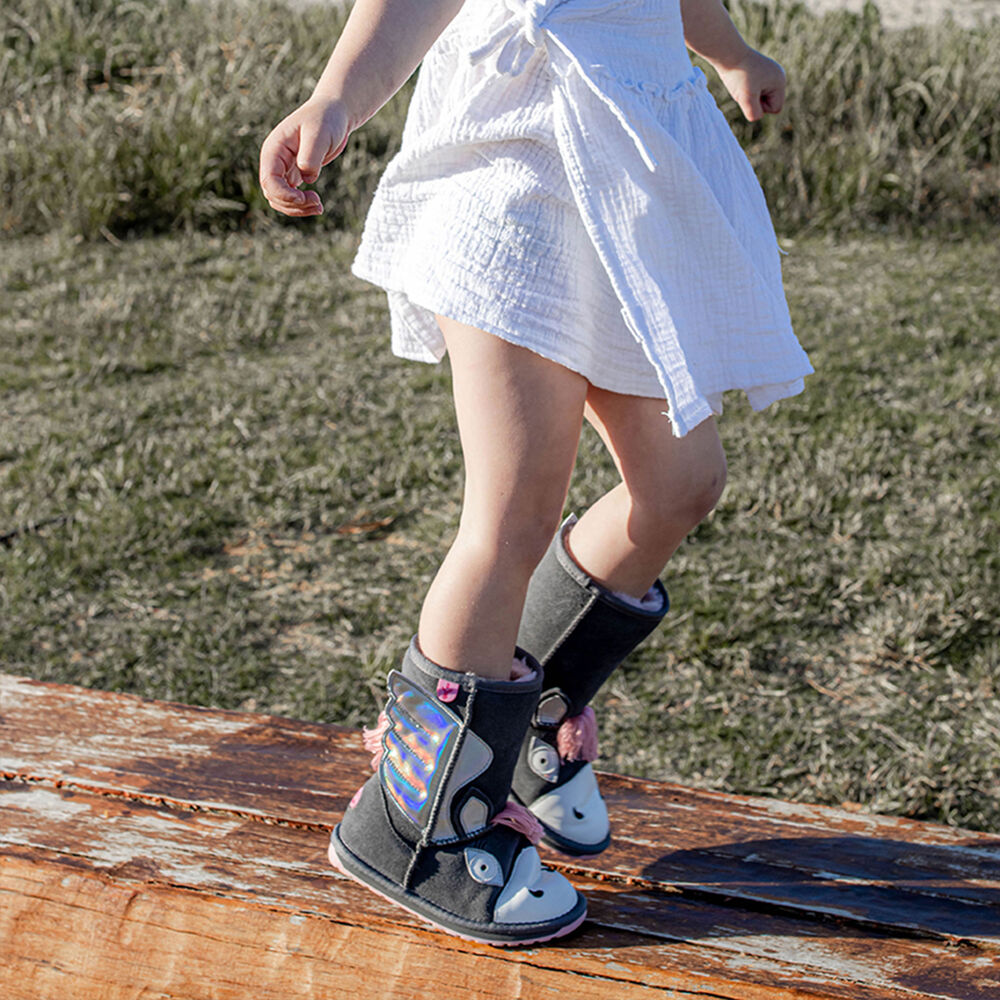 Emu Pegasus Stiefel Kinder Tiefesgrau Deutschland EQR013679