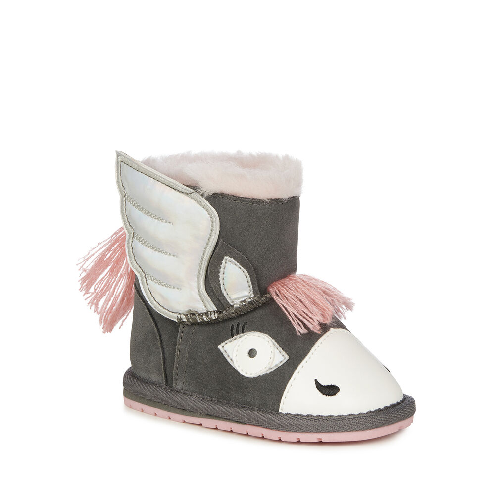 Emu Pegasus Walker Babies Stiefel Kinder Tiefesgrau Deutschland IEP243985