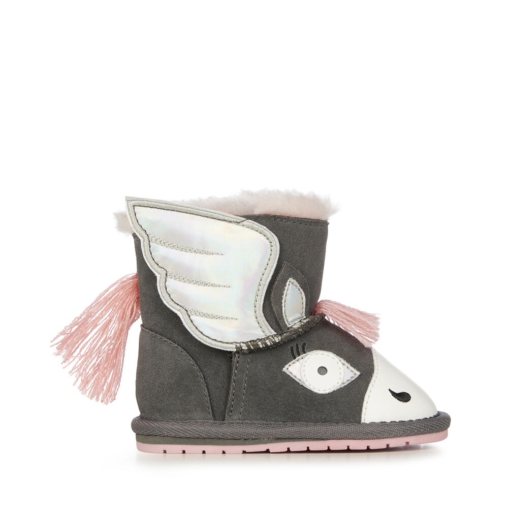 Emu Pegasus Walker Babies Stiefel Kinder Tiefesgrau Deutschland IEP243985